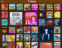 Tablet Screenshot of jeuxdefrive.com
